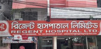 রিজেন্ট হাসপাতাল সিলগালা করার পর কার্যক্রম বন্ধের নির্দেশ জারি স্বাস্থ্য অধিদফতরের