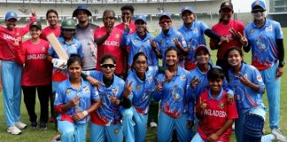 নারী ক্রিকেটে সোনার পদক নীল দলের