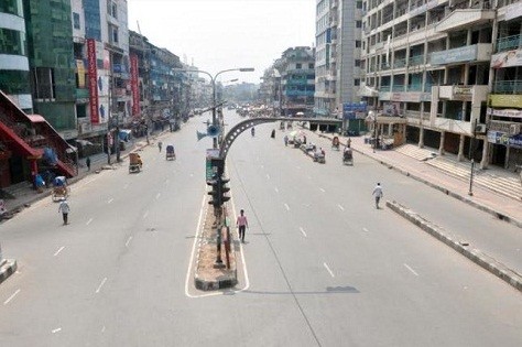 lacdown-bsspic-01-07-21 ছবি: বাসস-এর সৌজন্যে