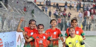 তহুরার জোড়া গোলে সিঙ্গাপুরকে হারালো বাংলাদেশ