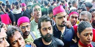 ছাত্র আন্দোলনে সংহতি মোশাররফ বাঁধন সিয়ামদের